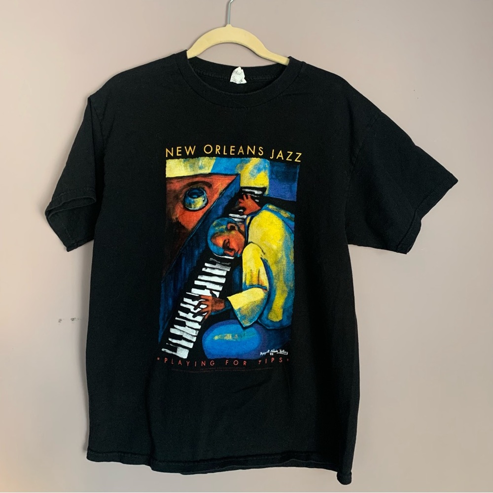 Vintage New Orleans Jazz Graphic T Shirt